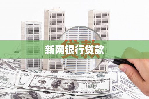 吴忠新网银行贷款