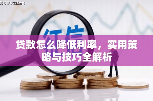 安乡贷款怎么降低利率，实用策略与技巧全解析
