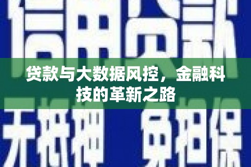 彝良贷款与大数据风控，金融科技的革新之路
