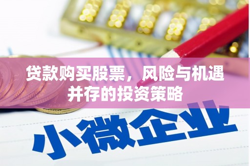 莎车贷款购买股票，风险与机遇并存的投资策略