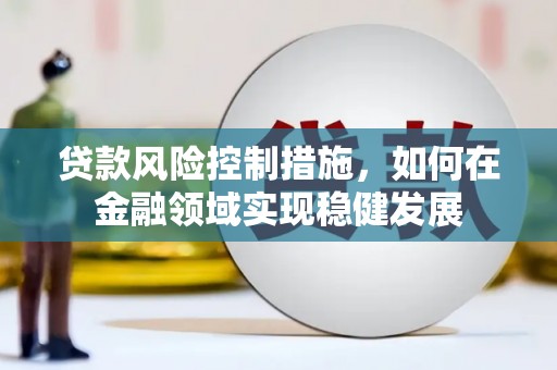 界首贷款风险控制措施，如何在金融领域实现稳健发展