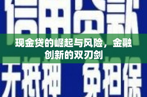 隆子现金贷的崛起与风险，金融创新的双刃剑