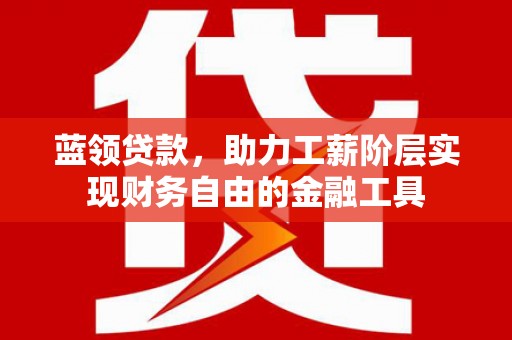 太麻里蓝领贷款，助力工薪阶层实现财务自由的金融工具