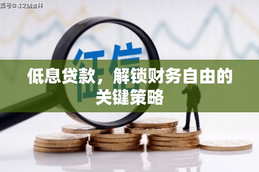 龙崎低息贷款，解锁财务自由的关键策略