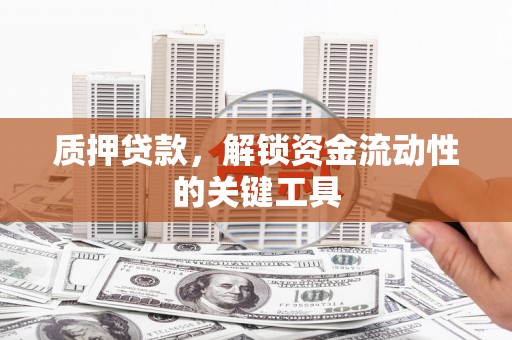 博山质押贷款，解锁资金流动性的关键工具