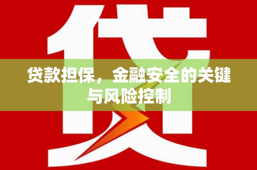 宽甸贷款担保，金融安全的关键与风险控制