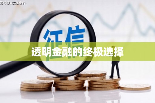 都江堰透明金融的终极选择
